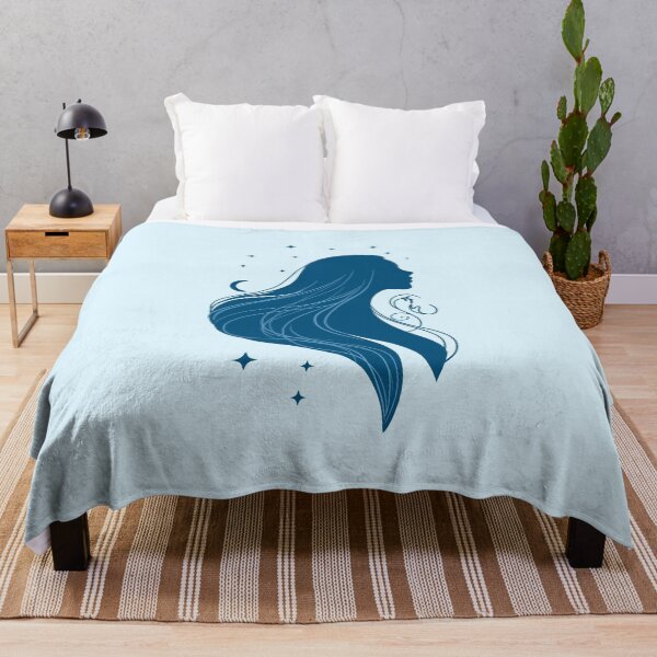Item preview, Elegant Girl – Blue Edition designed and sold by MaryAura.