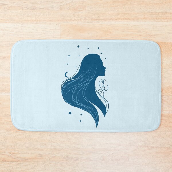 Item preview, Elegant Girl – Blue Edition designed and sold by MaryAura.