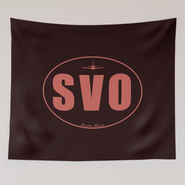 Item preview, SVO Moscow Russia Airport Code designed and sold by Lartheviking.