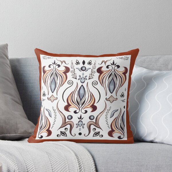 Item preview, Mystic Lily Pattern With Brown Edge designed and sold by Irina Sztukowski.