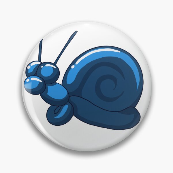Aperçu de l'œuvre Escargot en ballon - Bleu créée et vendue par IceCubeMarket.