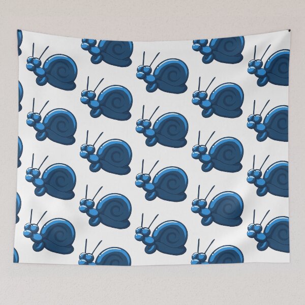 Item preview, Balloon Snail- Blue designed and sold by IceCubeMarket.