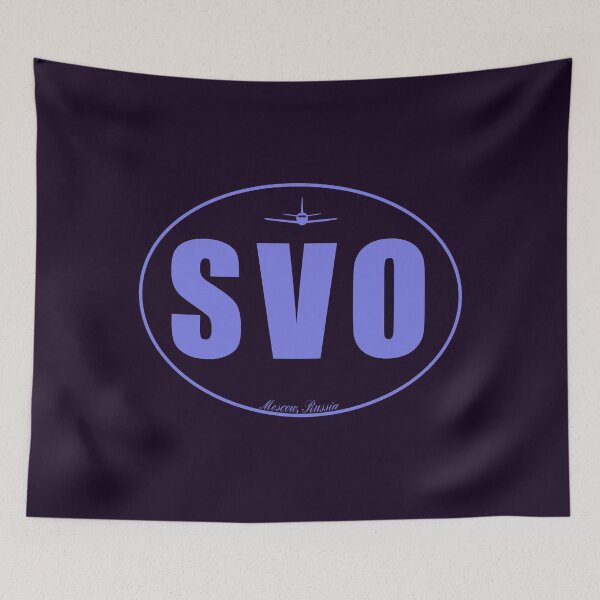Item preview, SVO Moscow Russia Airport Code designed and sold by Lartheviking.