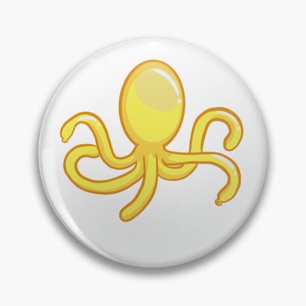 Item preview, Balloon Octopus- Yellow designed and sold by IceCubeMarket.