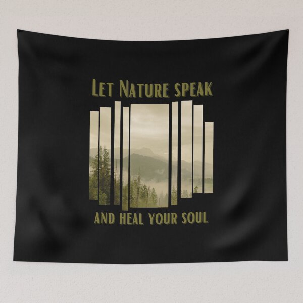 Item preview, Let Nature Speak and Heal Your Soul - Design for All Mountain Lovers designed and sold by AtushaSpark.