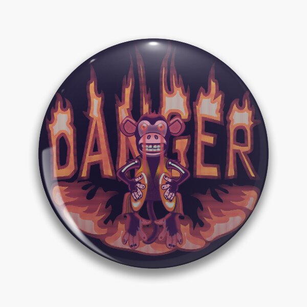 Item preview, danger monkey designed and sold by sambuko.