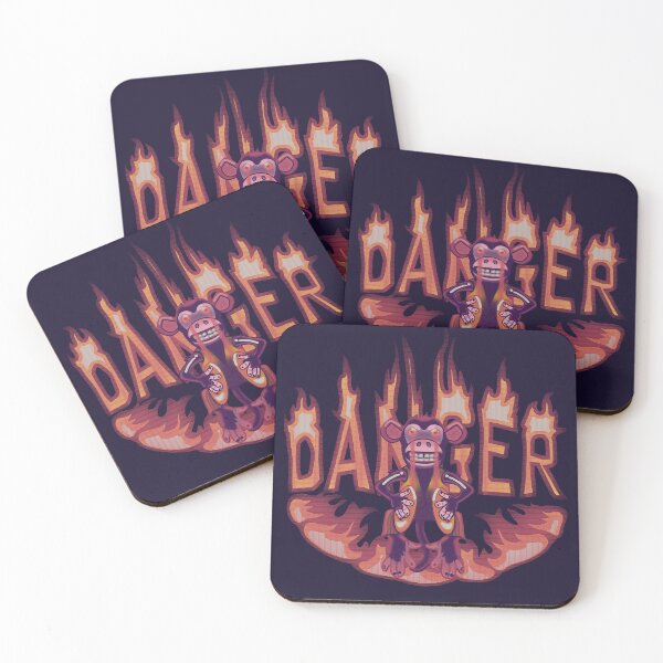 Item preview, danger monkey designed and sold by sambuko.