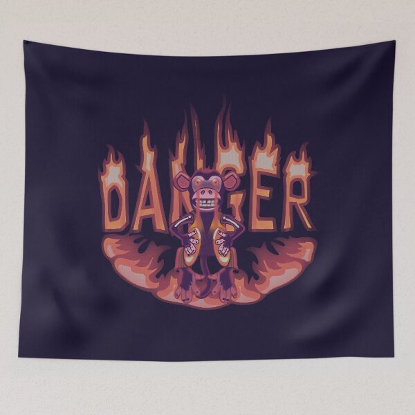 Item preview, danger monkey designed and sold by sambuko.