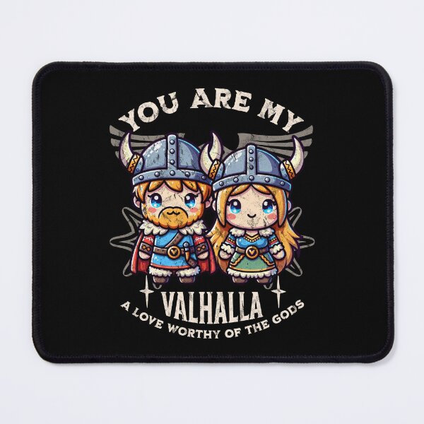 Item preview, Vikings couple - You are my Valhalla - A Love worthy of the Gods designed and sold by Tee-Craftify.