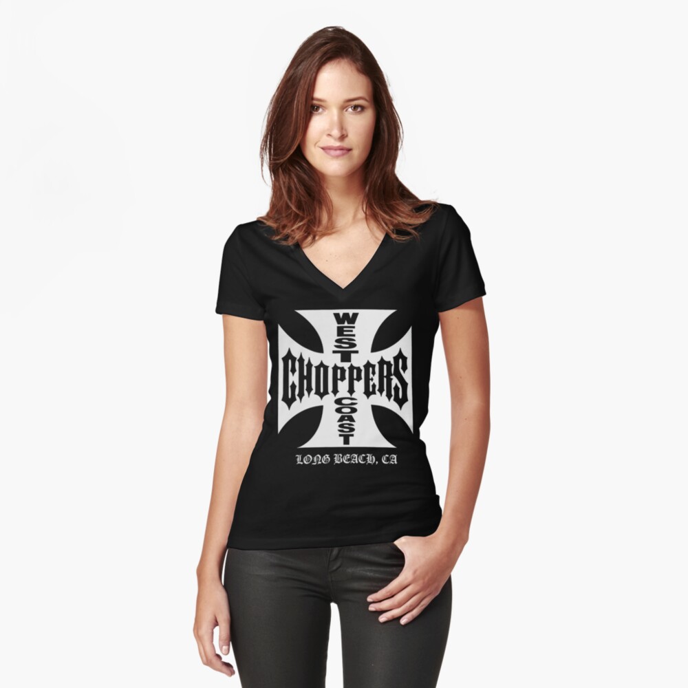 Item preview, Fitted V-Neck T-Shirt designed and sold by Creativedges.