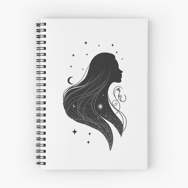 Item preview, Starlit Girl – Silver Glow designed and sold by MaryAura.