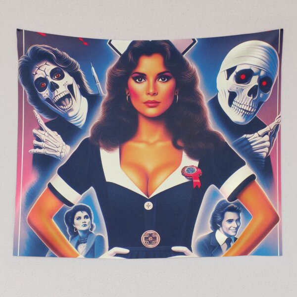 Item preview, 80s Retro Horror Girl designed and sold by PulpVintage.