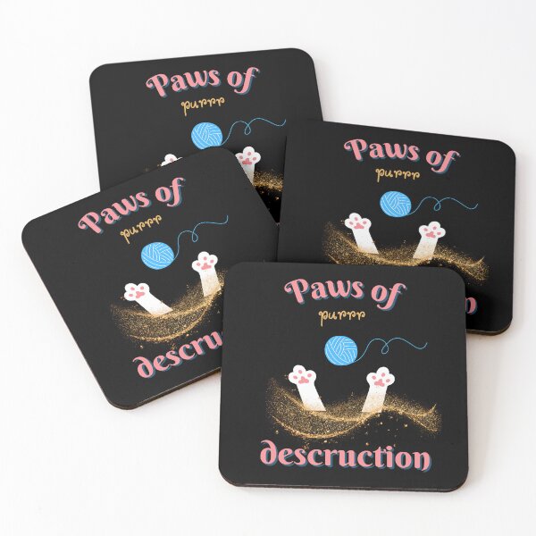 Item preview, Paws of purr destruction - funny idea for Cat Lovers! designed and sold by AtushaSpark.