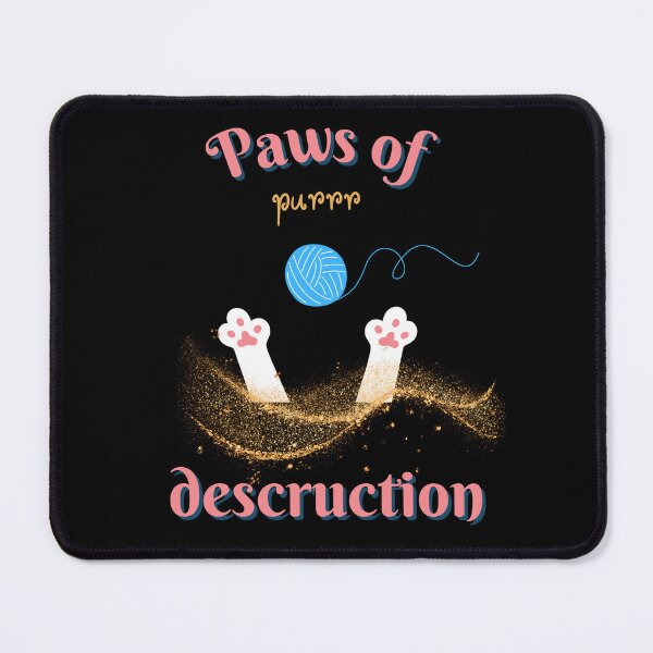 Item preview, Paws of purr destruction - funny idea for Cat Lovers! designed and sold by AtushaSpark.