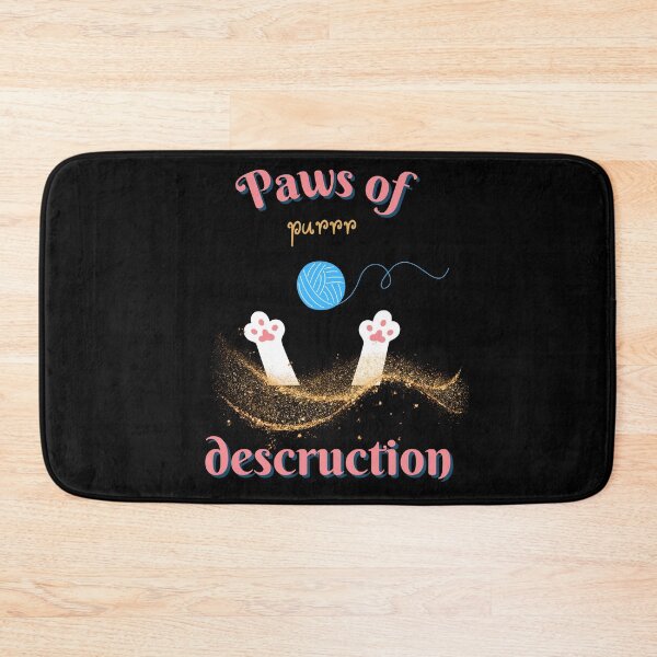 Item preview, Paws of purr destruction - funny idea for Cat Lovers! designed and sold by AtushaSpark.