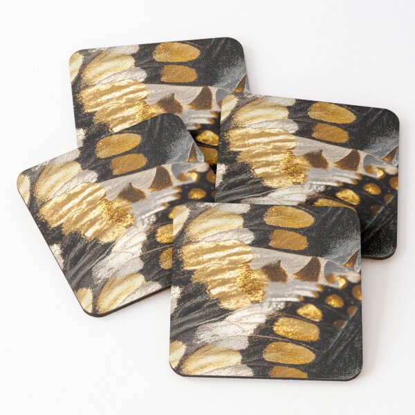 Item preview, Glimpse of Gold Shimmering Butterfly Wings Macro designed and sold by LabMandala.