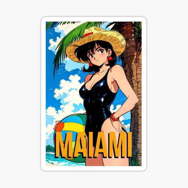 Item preview, Miami Beach in Retro Style designed and sold by Jackson-Lester.