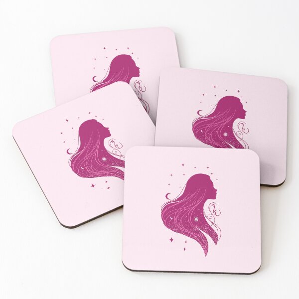 Item preview, Starlit Girl – Pink Glow designed and sold by MaryAura.