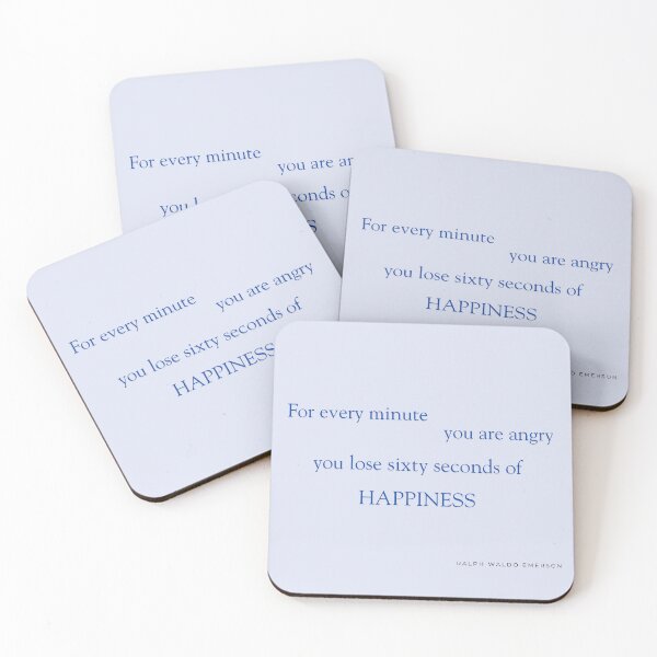 Item preview, For Every Minute You Are Angry You Lose Sixty Seconds Of Happiness, Be Happy designed and sold by Lisie24.