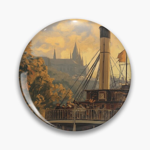 Item preview, Steamboat on the Danube(Donau) River, designed and sold by JanChryzostom.