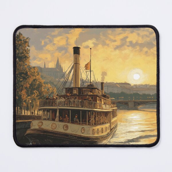 Item preview, Steamboat on the Danube(Donau) River, designed and sold by JanChryzostom.