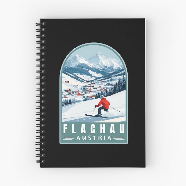 Item preview, Flachau in Salzburg Austria Retro Travel Art Landscape designed and sold by MaateoDesign.