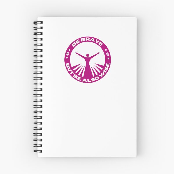 Item preview, Be brave but be also wise, logo-style simple graphics designed and sold by silent-violin.