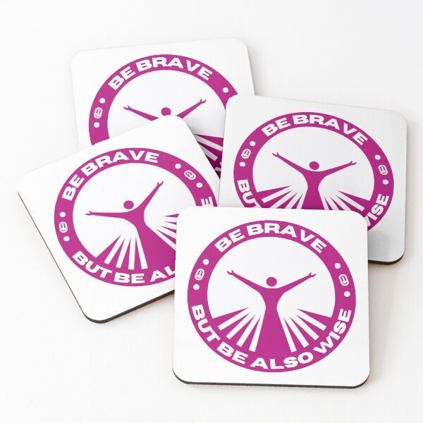 Item preview, Be brave but be also wise, logo-style simple graphics designed and sold by silent-violin.