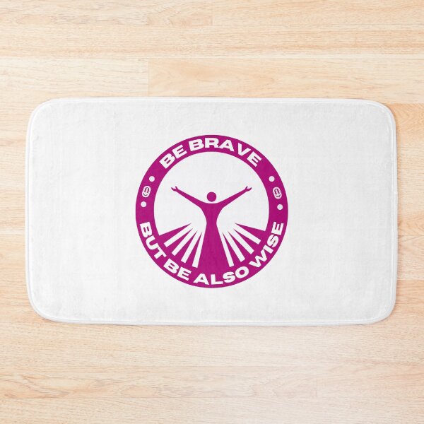 Item preview, Be brave but be also wise, logo-style simple graphics designed and sold by silent-violin.
