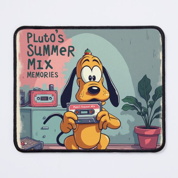 Item preview, Pluto & the Vintage Record Shop designed and sold by UnicornDreamers.