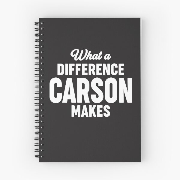 Item preview, What a Difference Carson makes - Name Carson designed and sold by cidolopez.