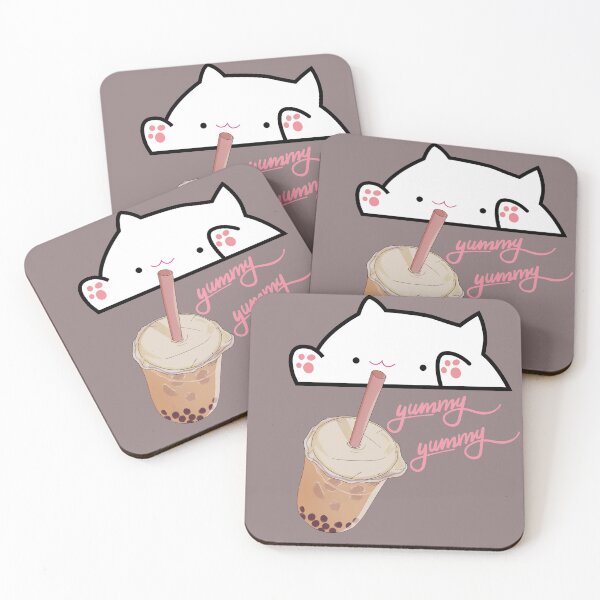 Item preview, Cute Bongo Cat Relaxing designed and sold by chanshoping.