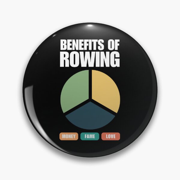 Item preview, Funny Benefits Of Rowing Ironic designed and sold by StrideSuccess.