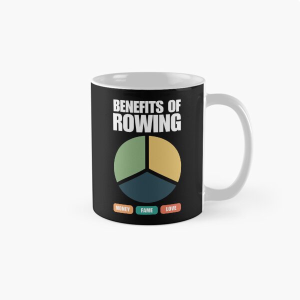 Item preview, Funny Benefits Of Rowing Ironic designed and sold by StrideSuccess.
