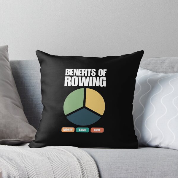 Item preview, Funny Benefits Of Rowing Ironic designed and sold by StrideSuccess.