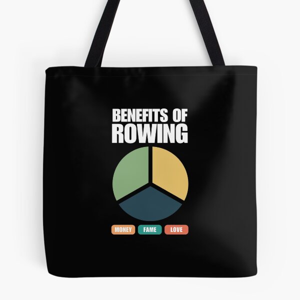 Item preview, Funny Benefits Of Rowing Ironic designed and sold by StrideSuccess.