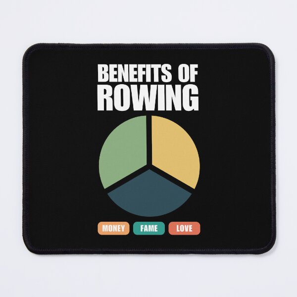 Item preview, Funny Benefits Of Rowing Ironic designed and sold by StrideSuccess.