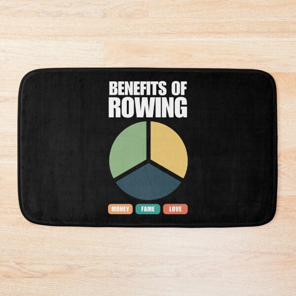 Item preview, Funny Benefits Of Rowing Ironic designed and sold by StrideSuccess.