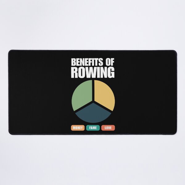 Item preview, Funny Benefits Of Rowing Ironic designed and sold by StrideSuccess.