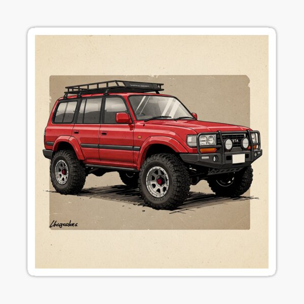 Item preview, Off road modified Toyota Landcruiser 4X4 designed and sold by Some random picture store.