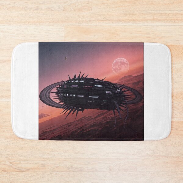 Item preview, nave espacial surrealista extraña designed and sold by szbotond.