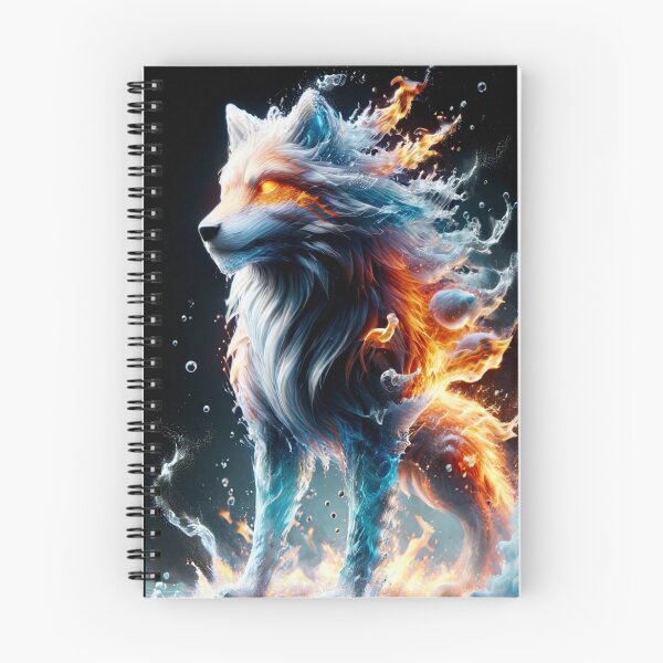 Item preview, Flaming Frost Wolf designed and sold by raibeccia.