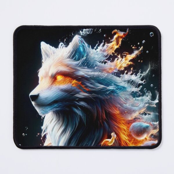 Item preview, Flaming Frost Wolf designed and sold by raibeccia.