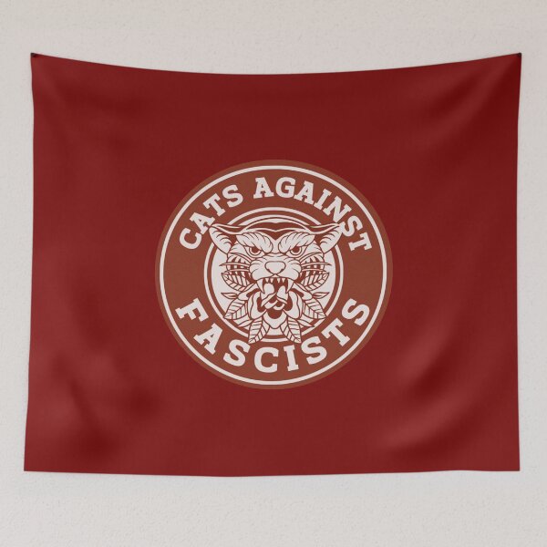 Item preview, always antifascist | Protest AntiTrump AntiElon Home Decor Accessories | designed and sold by Two Otters Co.