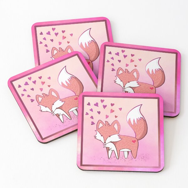 Item preview, Little Heart Fox designed and sold by limonlaur.
