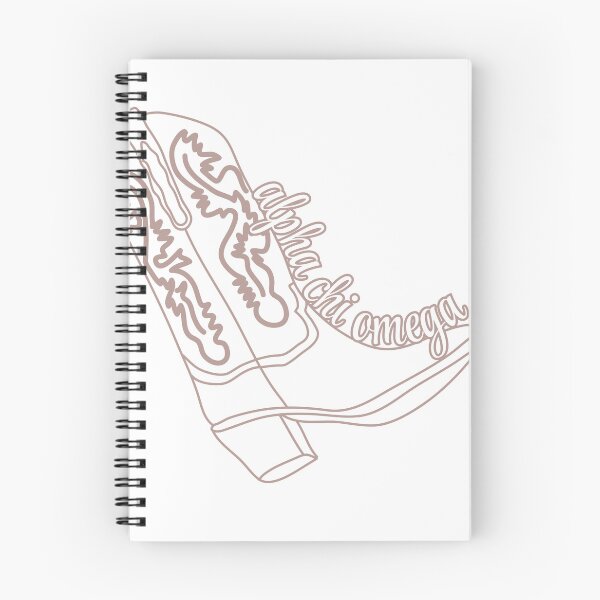 Item preview, Alpha Chi Omega | Yeehaw Cowgirl Boot designed and sold by sororitysistersco.