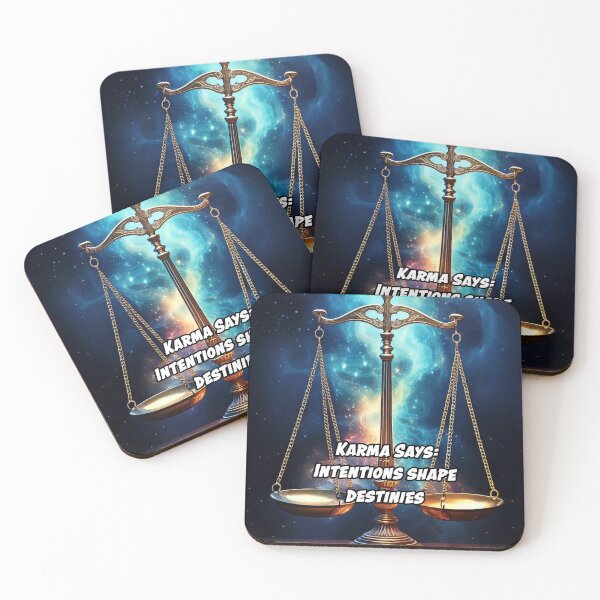 Item preview, Karma Says: "Intentions shape destinies." designed and sold by Unwind-Art-Work.