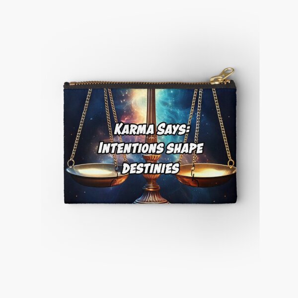 Item preview, Karma Says: "Intentions shape destinies." designed and sold by Unwind-Art-Work.