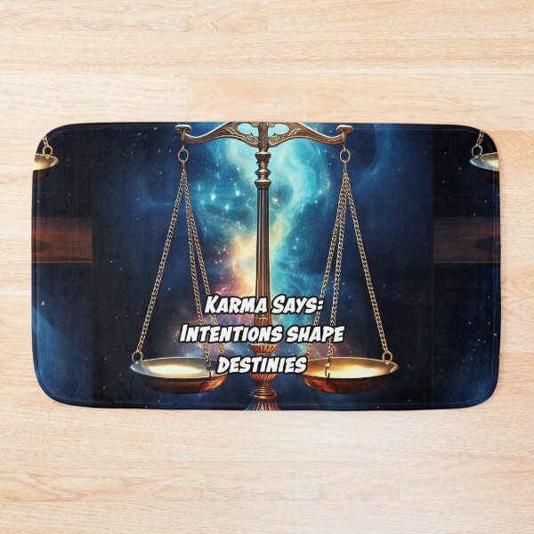 Item preview, Karma Says: "Intentions shape destinies." designed and sold by Unwind-Art-Work.