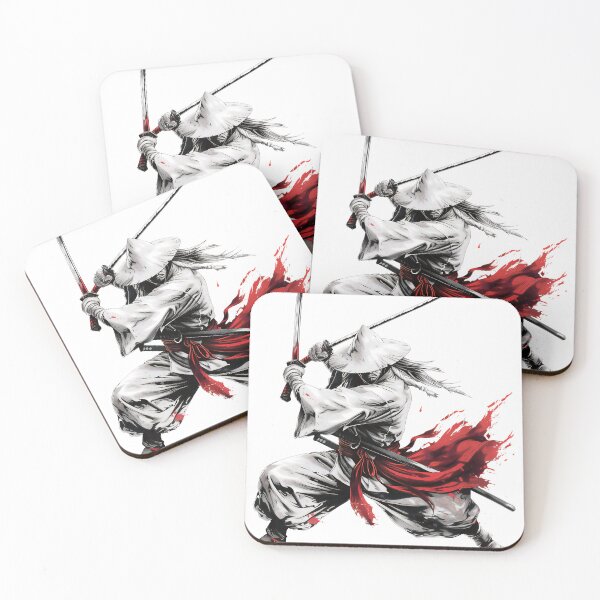 Item preview, samurai warrior in action designed and sold by javierparra.